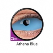 ColourVUE® Athena Blue 6 mois - Lentilles Sclera 22 mm