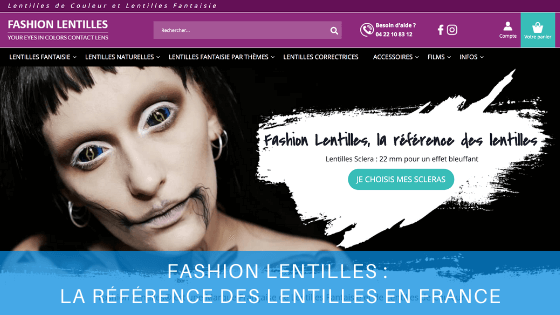 fashion lentilles site web